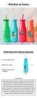 Pack de 4 a 24 unidades de agua para niños, botellas de cristal, regalos cumpleaños niños para invitados, detalles cumpleaños infantil invitados, regalos originales, Modelos surtidos, pajita incluída, Regalantes.com - details 0