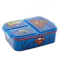 Various Fiambrera para Niños-Sandwichera con 3 Compartimentos para Guardería, Fiambrera con División Infantil de Plástico Libre de BPA, Gran regalo para niños (Disney, Batman symbol,Avengers rolling,Dragon ball,Cars,Frozen, LOL, Patrulla Canina…) - details 3