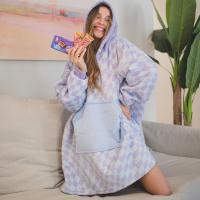 Flamingueo Batamanta Sudadera Manta Manta con Mangas y Capucha Mantas para Sofa Manta Polar Batamanta Hombre Manta Sofa Invierno Regalos Originales para Mujer Bata Manta Unisex - details 9