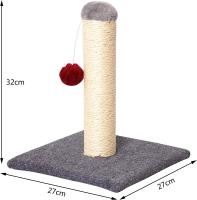 UNUSUAL- Poste rascador para Gatos Rascador para Gato Postes rascador para Gatos de 27 x 27 x 32 cm Pelota Colgantes - details 1