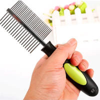 Cepillo para Perros y Gatos, Peine de Acero inoxidable, Cepillo para la Preparación de Mascota, Peine de Aseo Limpieza, Cepillo de Rastrillo para Mascotas - details 0