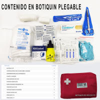 DEPALMERA Pharma✮ Botiquín Primeros Auxilios Neceser Extensible Completo Emergencia Homologado, Para Viaje y Acampada, Coche, Supervivencia, Excursión, Montaña, Senderismo, Aventura, Rojo - details 2