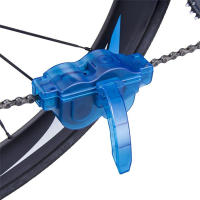 Limpiacadenas para bicicleta con cepillos limpiadores, kit de limpieza para bici accesorios de ciclismo para mantenimiento - details 1