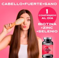 Vit Ol Amin Biotina+Zinc+Selenio 365 Comprimidos Vegetarianos | Biotina 10.000 µg | Vitaminas para el crecimiento del Cabello, el cuidado de la Piel y fortalecimiento de las Uñas. Sin gluten, sin lactosa, sin-GMO, 100% Natural. - details 0