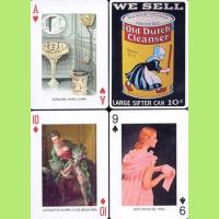Piatnik Baraja de poker de 55 cartas Toilet WC Baño aseo Vintage Carteles y fotografías Baño Papel higiénico Escobilla Orinal Water Juego mesa Jugar Adultos Colección Coleccionable Poquer - details 3