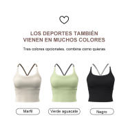 FREES COPES Sujetador Deportivo Mujer Sexy Transpirable Soporte Gimnasio Fitness - details 7
