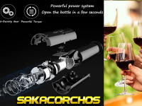 Sacacorchos Eléctrico  Recargable con Cortacápsulas - details 6