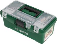 Bosch Caja de herramientas básica con 73 accesorios y complementos de bricolaje, para madera, piedra y metal, bricolaje, accesorios para herramientas de perforación y atornillado - details 0