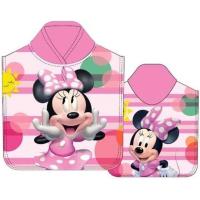 Poncho Toalla de Baño y Playa Minnie Mouse Rosa Microfibra 50x100cm Infantil - Licencia Oficial - Ideal para Piscinas - details 0