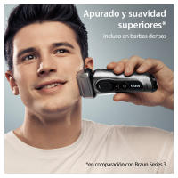 Braun Series 8 8517s afeitadora eléctrica para hombre, con recortadora de precisión, con 4+1 elementos de afeitado, base de carga, afeitadora eléctrica en seco y en mojado - details 2