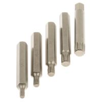 40 PUNTAS TORX,XZN Y HEXAGONALES(ALLEN) ADAPTADORES PARA CARRACA CAJA METALICA - details 4
