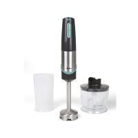 JATA Batidora de mano 800W con picadora y vaso de 500 ml. Doble cuchilla de acero inoxidable. Pie de acero inoxidable desmontable. Función turbo. Antisalpicaduras - JEBT1790 - details 1