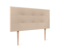 DHOME Cabecero Capitone Tapizado Polipiel o Tela Acualine con 8cm de Grosor Cabezales de Cama Acolchado Capitoné Cabeceros de Cama (Beige Polipiel) - details 6