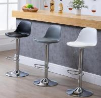 Silla giratoria de Bar alta ajustable, asiento nórdico moderno, elevador de escritorio frontal con taburete alto, respaldo de moda, silla de Bar con patas de Metal de estilo nordic,sillas de comedor - details 2