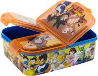 Various Fiambrera para Niños-Sandwichera con 3 Compartimentos para Guardería, Fiambrera con División Infantil de Plástico Libre de BPA, Gran regalo para niños (Disney, Batman symbol,Avengers rolling,Dragon ball,Cars,Frozen, LOL, Patrulla Canina…) - details 13