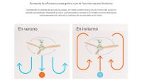 Create - Ventilador de Techo Silencioso con Motor DC y Aspas de Madera Natural - 6 Velocidades - WIND CUP - details 0