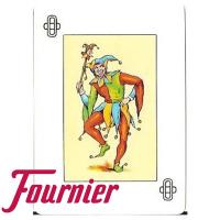 Fournier Baraja poker español de 55 cartas Juego mesa Jugar Rabino Ramundino Canasta Remigio Familia Adultos Camping Piscina Playa En celofán Reverso rojo o azul Calidad media Casino Divertido Diversión 3 monos o jokers Bufón - details 4