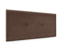 DHOME Cabecero de Polipiel o Tela Acualine Liso con Botones Tapizado Colores Cabezal Lujo Cama Dormitorio Moderno Acolchado (Marrón Tela) - details 0