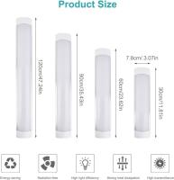 Extrastar - Tubo LED Lampara de Techo Regleta LED Electronica Pantalla plas ovalado 6500K, lampara de purificación LED, luz fría, 20W, 40W, 50W - details 2
