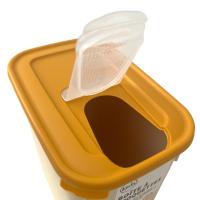 UNUSUAL- Recipiente de comida seca para perros y/o gatos grande hasta 2.7litros, hermético, antiolor, Contenedor para Comida y golosinas para perros, con herméticas , Cajas Almacenamiento para Alimentos para mascotas,Capacidad 3 Litros. F54402 - details 4