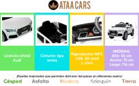 Audi Q5 12v, coche eléctrico para niños con batería 12v, música, mp3 y mando para padres - details 3