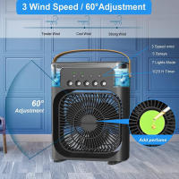SANDALFON Ventilador Personal de Refrigeración con Mini Humidificador y 5 Pulverizadores - details 7