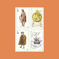 Naipecoleccion Baraja española, Conmemorativa del V centenario de la primera vuelta al mundo, Edición especial, 40 cartas, Juego mesa, Jugar, Moneda, Carabela, Ancla, Remo, Magallanes, Elcano, Familia, Adulto, Regalo - details 3