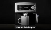 Cafetera Cecotec Power Espresso 20, Máquina de café expresso, 20 bares, 850 W, vaporizador, 2 tazas, superficie calienta tazas, indicadores luminosos, acero inoxidable - details 3