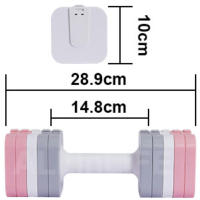 ALLINLIFE ENSEMBLE D'HALTÈRES RÉGLABLES, 5 KG X 2 UNITÉS, FACILE À CHANGER, GYM À DOMICILE, LIVRAISON GRATUITE - details 4
