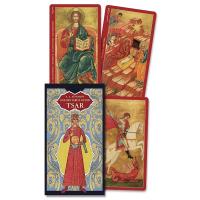 Naipecoleccion Lo Scarabeo Tarot de 78 cartas Tsar Zaren Zares Dorado Iglesia ortodoxa Instrucciones en inglés, italiano, español, francés y alemán Adultos Cartas adivinatorias Esotérico Esoterismo Aprender - details 0