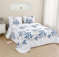 STARLER-Colcha Bouti+ Fundas De Cojín Estampada Para Primavera Verano y Entretiempo 100% Poliéster Cubre Cama Fina Ligera y Suave Transpirable Agradable Resistencia y Durabilidad Fácil Lavado Rápido Secado - details 0