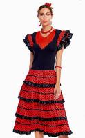 Vestido Sevillanas Niña Mujer, Vestido De Baile Flamenco Español Tradicional Para Niña, Traje Flamenca Feria Abril Sevilla Actuaciones Baile Regalo Navidad - details 4