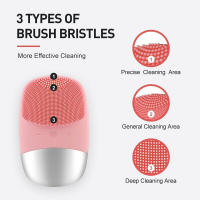 Cepillo Limpiador Facial, Accesorio De Viaje, Mini Cepillo eléctrico de limpieza Facial, Masajeador Facial Eléctrico, Skin Care Para Todo Tipo De Pieles, Limpiador Facial Eléctrico De Silicona, Limpiador sónico, masajeador de piel - details 0