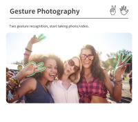 Estabilizador de Movil,Estabilizador de Cardán con Luz para Video de Vlog/Youtube/TikTok con Inalámbrico rotación automática de 360° y Modo de Escena con App - details 23