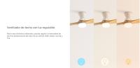 Create - Ventilador de Techo Silencioso con Motor DC y Luz Regulable LED - Ø132 Cm - WIND PROP - details 4