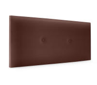 DHOME Cabecero de Polipiel o Tela Acualine Liso con Botones Tapizado Colores Cabezal Lujo Cama Dormitorio Moderno Acolchado (Chocolate Polipiel) - details 0