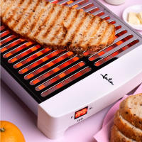 Jata TT5016 - Tostador horizontal XXL (35 x 25 cm) con 5 barras de cuarzo. Mueble y parrilla de acero inoxidable. 3 potencias de calor. Bandeja recogemigas extraíble. 1000 W - details 1