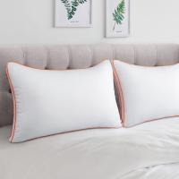 Almohada Transpirable Antialérgico para Hotel, Pack de 2 almohadas de firmeza media con fibra suave 3D + soporte de fibra 7D, almohadas suaves de fácil cuidado (42x70cm) (50x75cm) - details 5