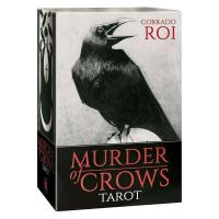 Naipecoleccion Lo Scarabeo Tarot de 78 cartas Murder of Crows Ilustraciones de Corrado Roi Cuervos Gótico Instrucciones en inglés, italiano, español, francés, portugués y ruso Lujo Tamaño grande 22 arcanos mayores y 56 menores Adultos Italia Esotérico - details 6