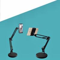 Soporte para Tablet y Movil Metalico Flexible con brazo largo giratorio de 360 °, para escritorio, sobremesa con pinza sujeccion regulable 12-18cm y dispositivos de 5 a 10pulgadas - details 1
