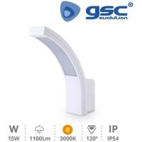 APLIQUE PARED LED GSC PADUM BLANCO 15W LUZ CALIDA 6000K-6500K 1100 LUMENES - IP54 - details 0