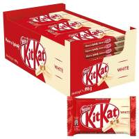 Kitkat Nestlé Kit Kat Blanco - 24 Paquetes de 41,5 Gr - Barritas de Galleta Separables con Chocolate Blanco - details 1