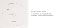 Create - Ventilador de Techo Silencioso con Motor DC y Luz Regulable LED - Ø132 Cm - WIND PROP - details 5
