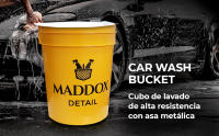 Maddox Detail - Car Wash Bucket - Cubo de Limpieza Coche de 20L: Imprescindible para tu Kit Limpieza Coche y Proceso de Detailing Coche, Garantizando un Lavado Seguro y Eficiente en Cada Uso - details 0