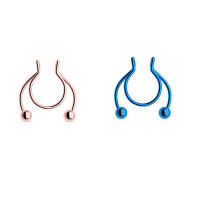 Piercing falso para el tabique, Aro para la nariz y el tabique, sin perforar, 2 piezas, 8/10mm, gran oferta - details 23