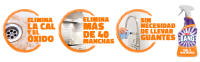 Cillit Bang - Pack 4 sprays (1 Suciedad y Humedad 1L, 1 Cal y Suciedad 1L, 1 Quitagrasas Cocina 750ml, 1 Ultra Baño Brillo 750ml) - details 2