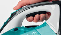 Polti Vaporella Quick & Comfort QC120 Plancha con suela de acero inoxidable, empuñadura con almohadilla Soft Touch, 2200 W, golpe de vapor 180 g - details 0