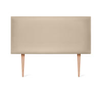 DHOME Cabecero de Polipiel o Tela AQUALINE Liso Cabeceros Cabezal Tapizado Cama Lujo (Beige Polipiel) - details 7