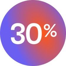 Más de 30%