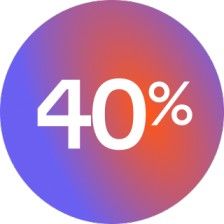 Más de 40%